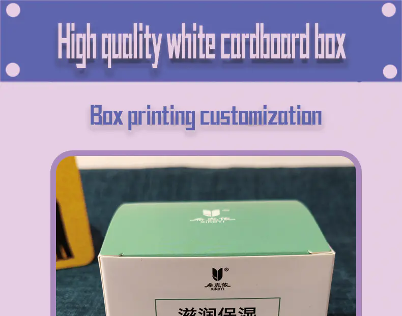 Bottom Hooked White Cardboard Box